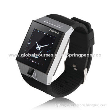 1.54" touchscreen smart watch phone with Bluetooth, GPS, video record, camera, single SIM card